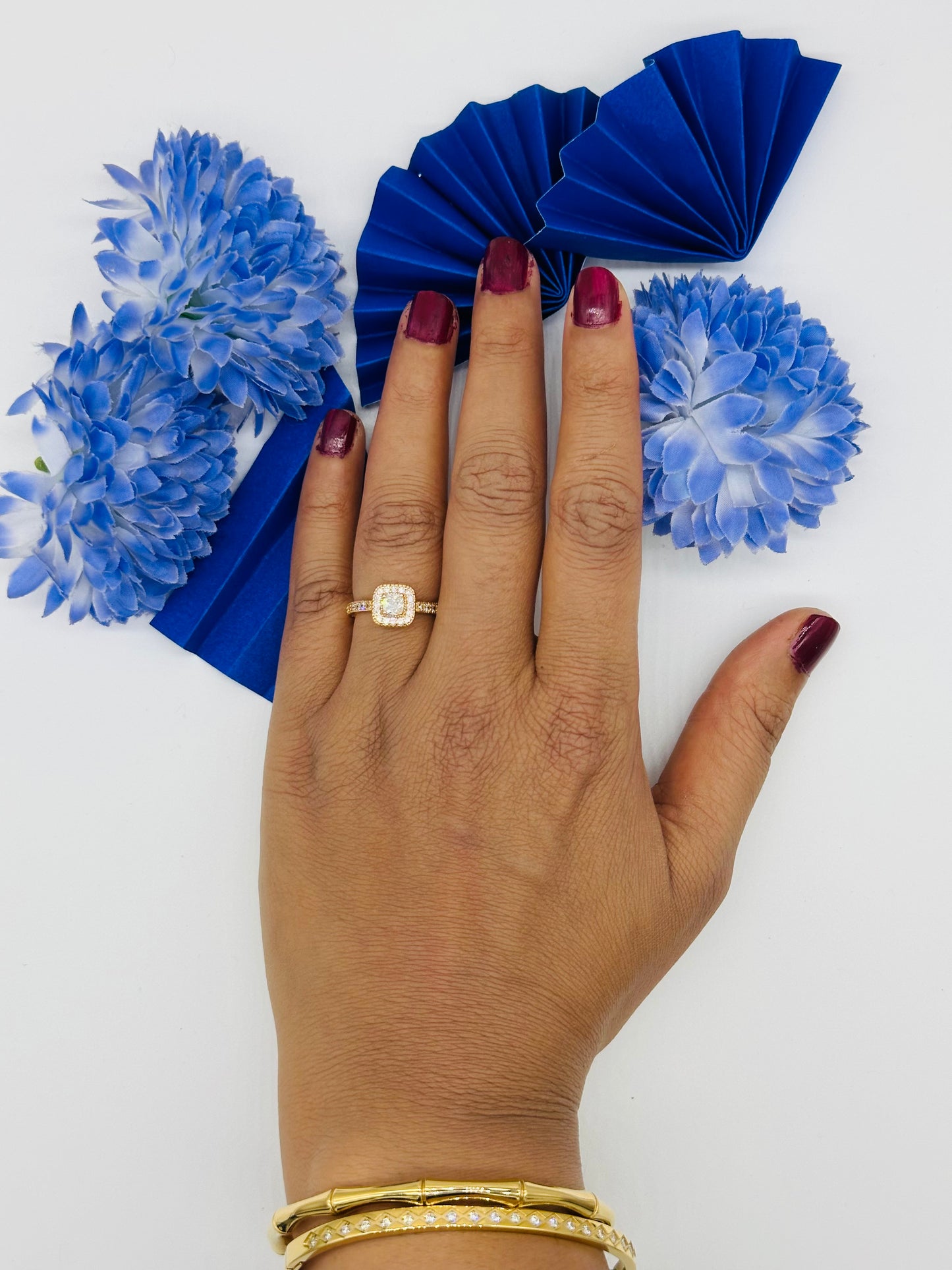 Golden Glimmer Ring