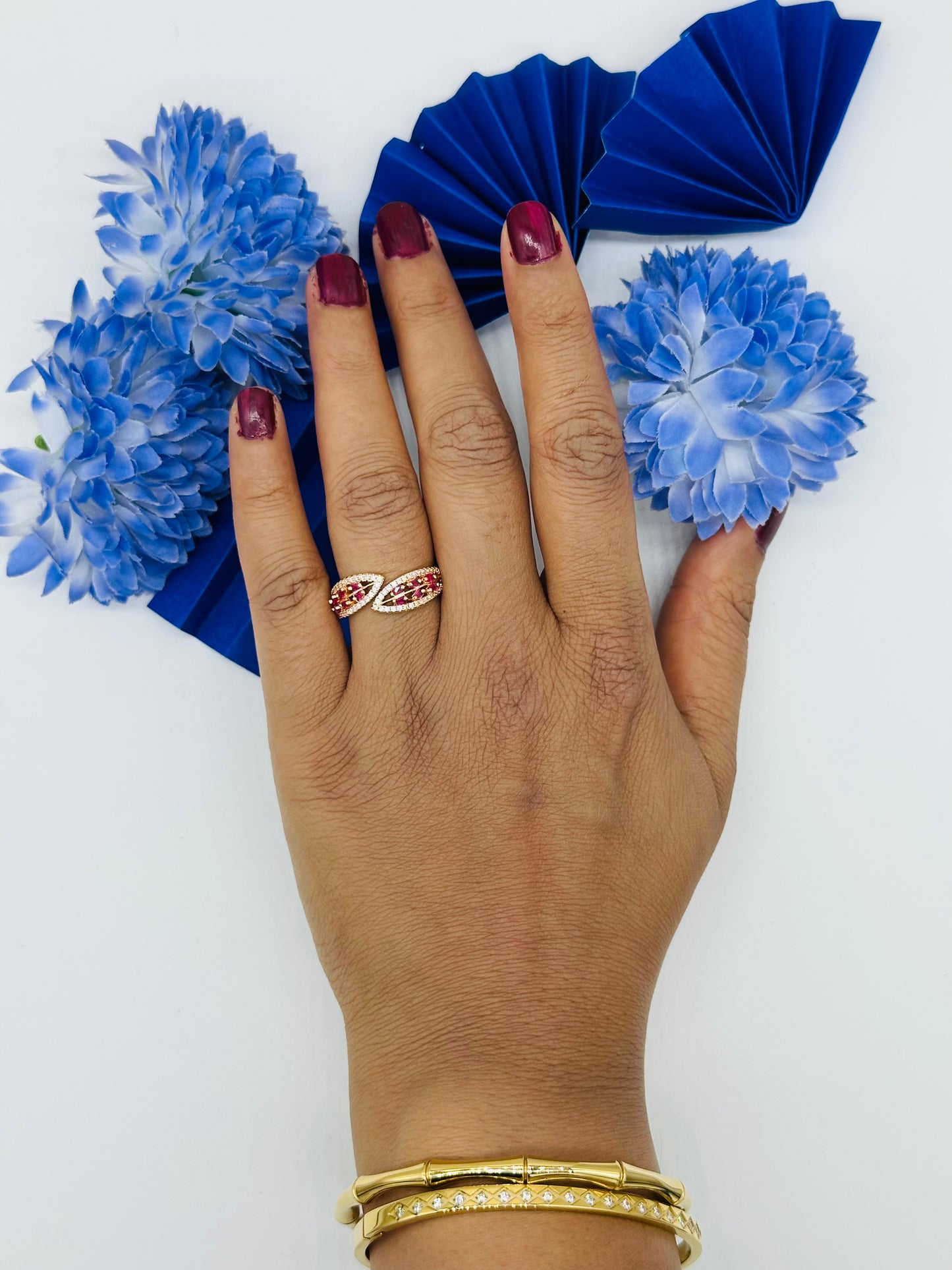 Ruby Ribbon Ring