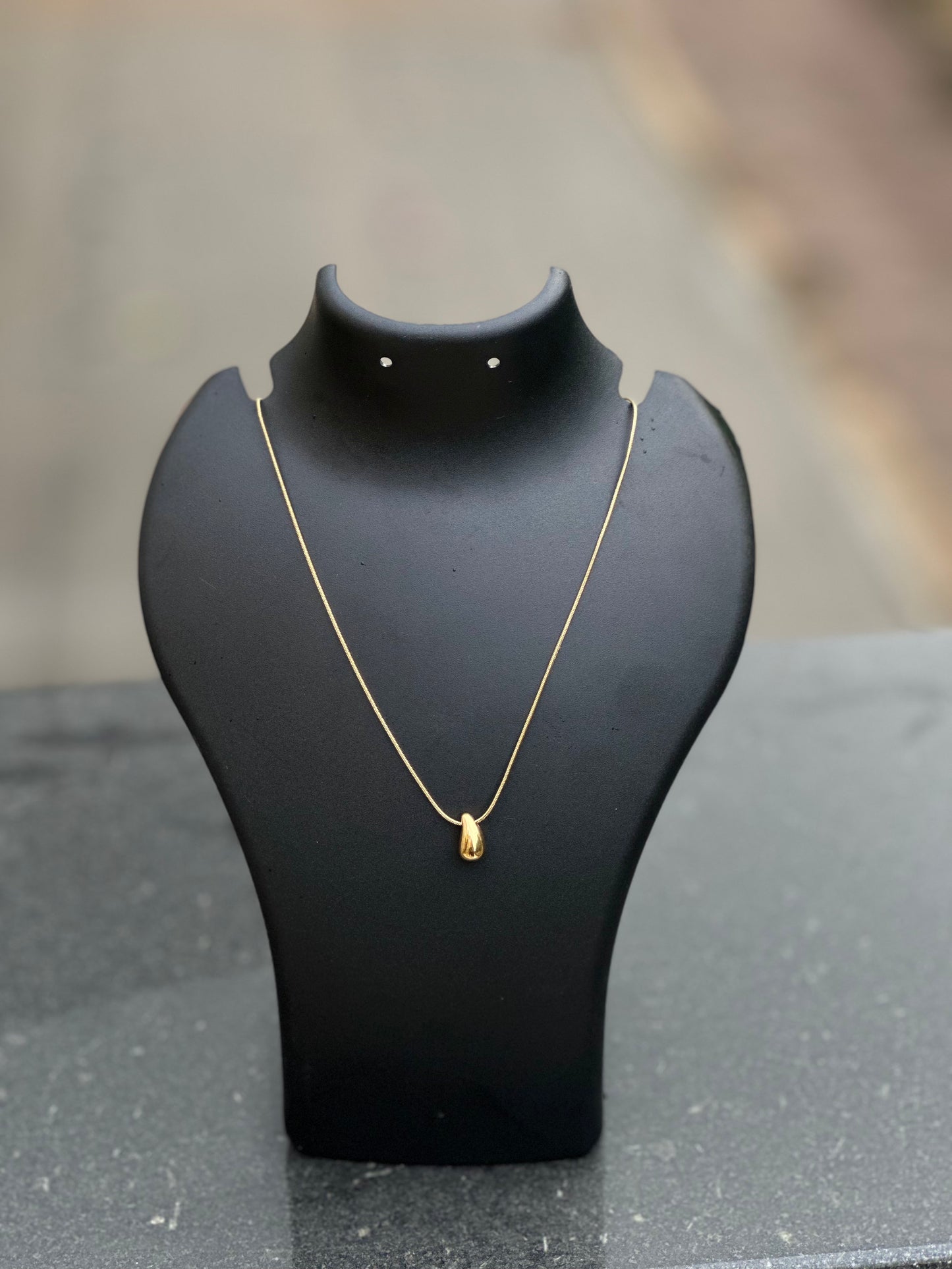 Water Droplet Necklace