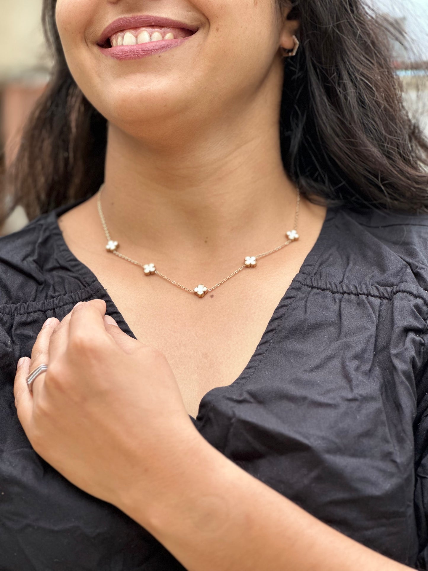 Black & White Club Necklace