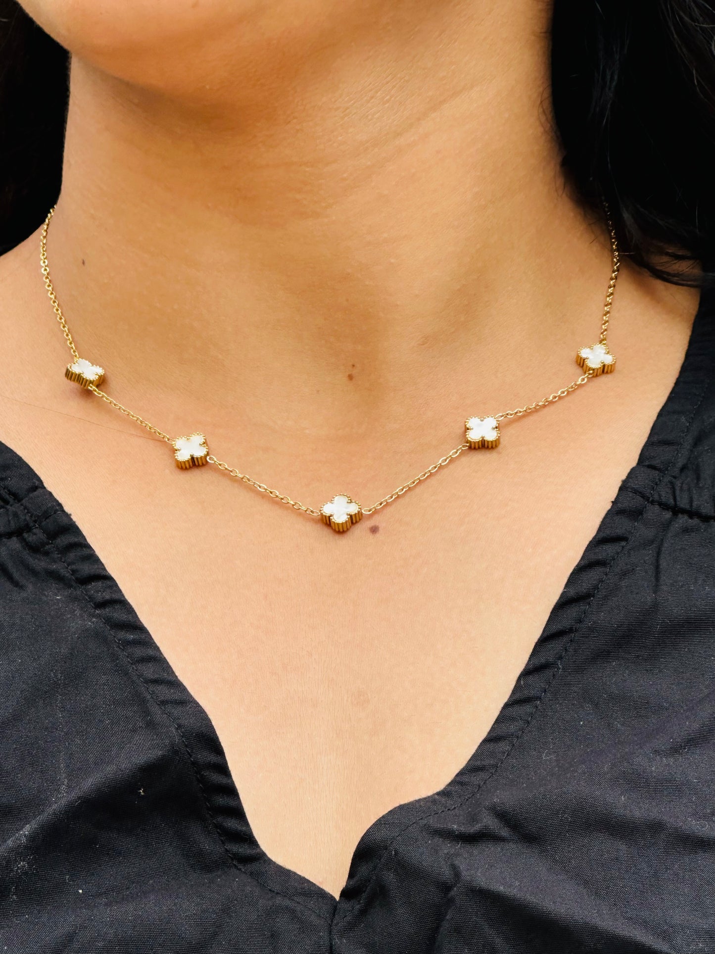 Black & White Club Necklace