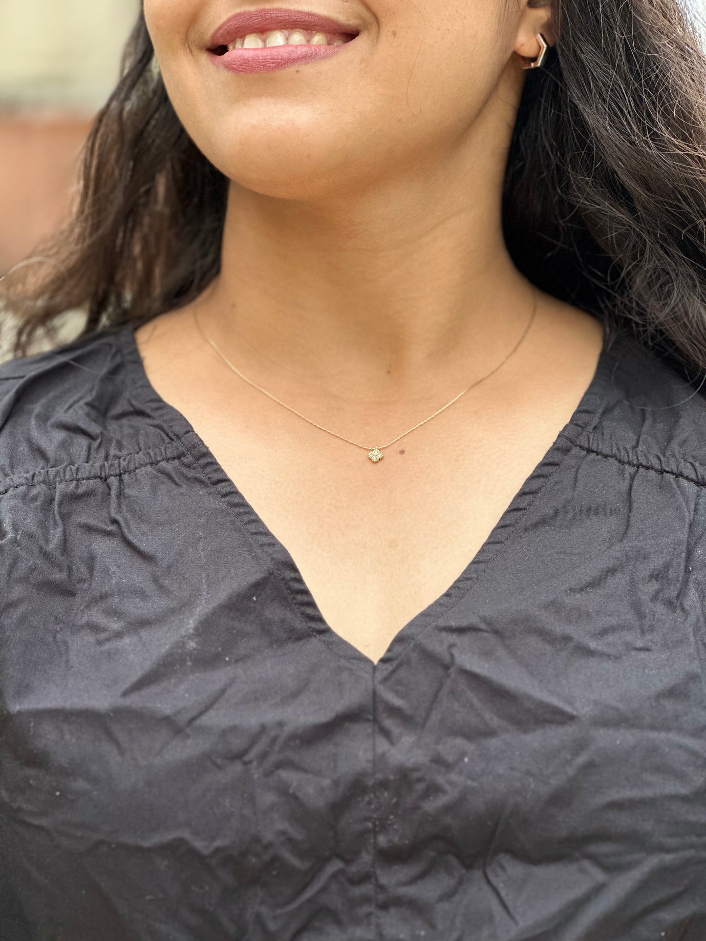 Diamnod Club Necklace