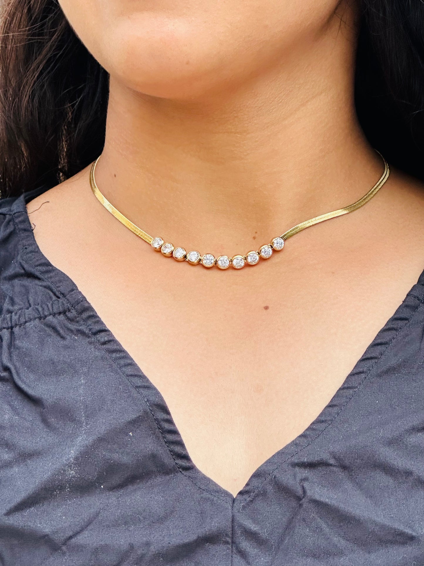 Sunbeam Collar Necklace