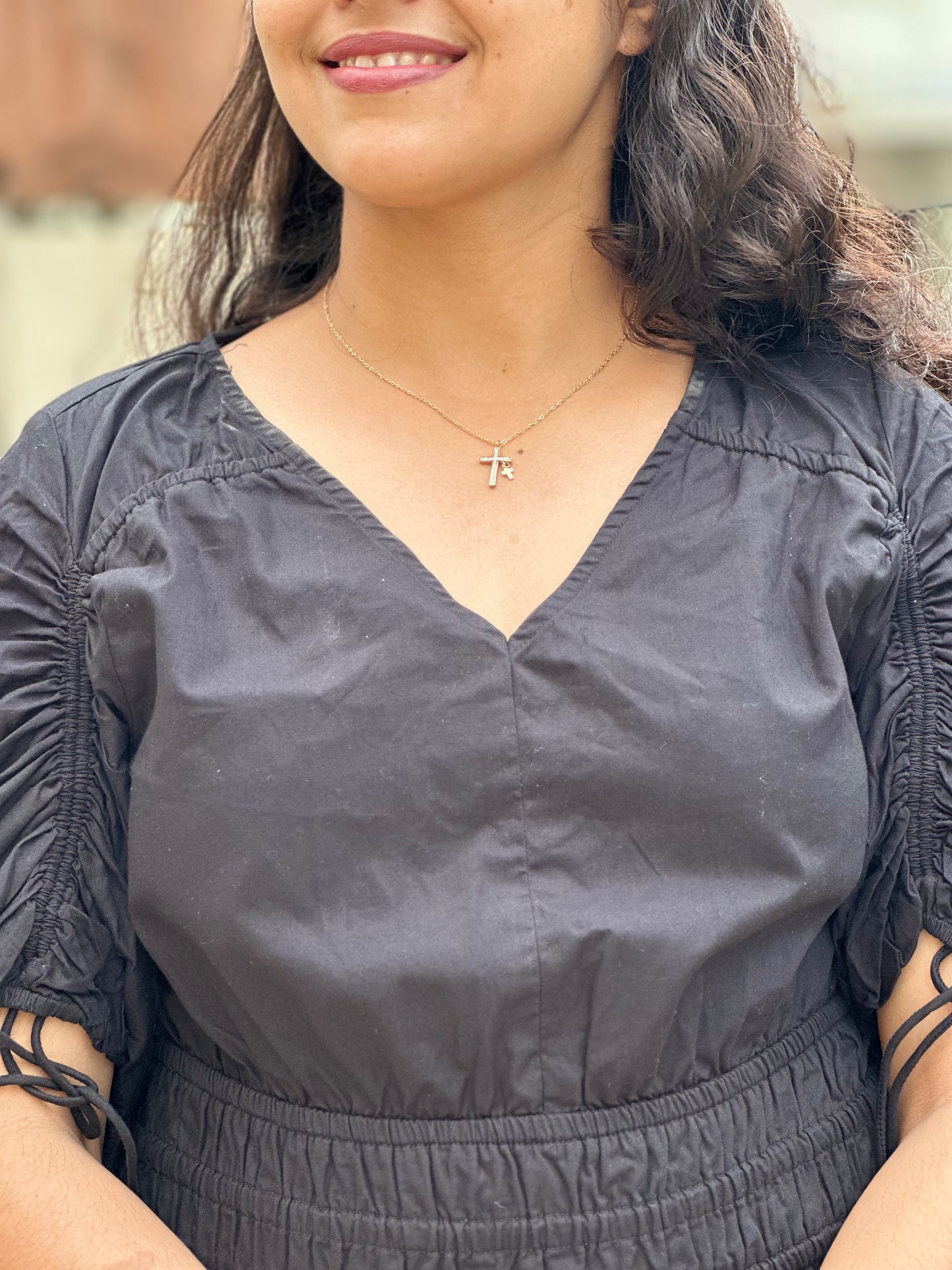 Crystal Cross Necklace