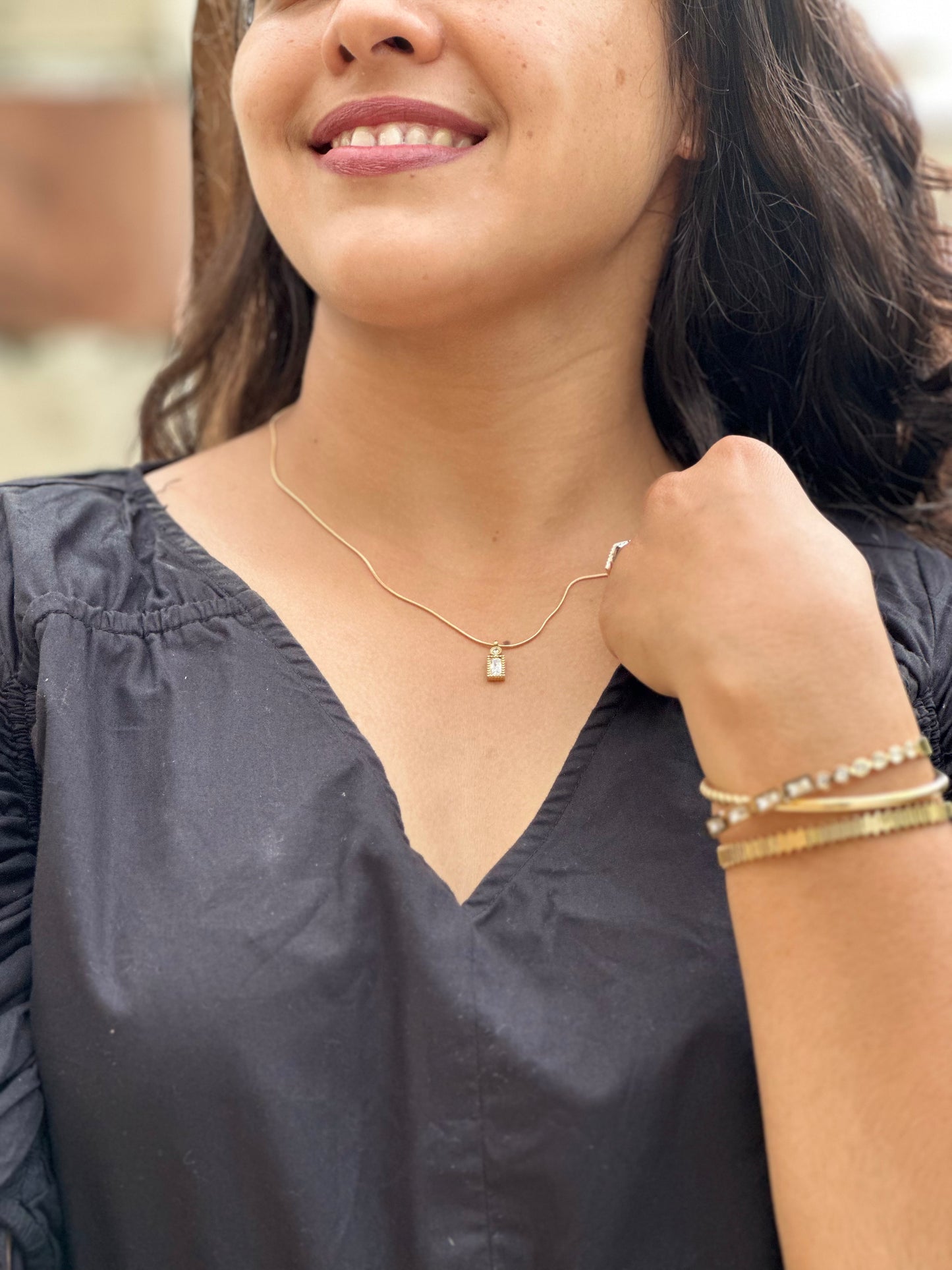 Subtle Charm Necklace