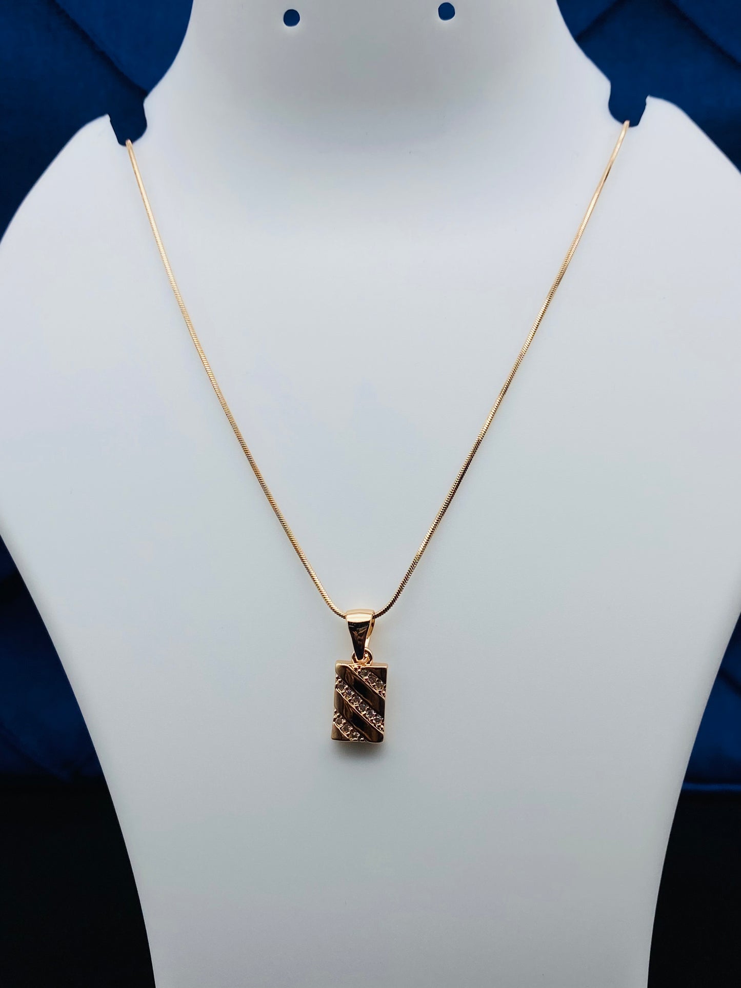 Radiant Rectangle Necklace