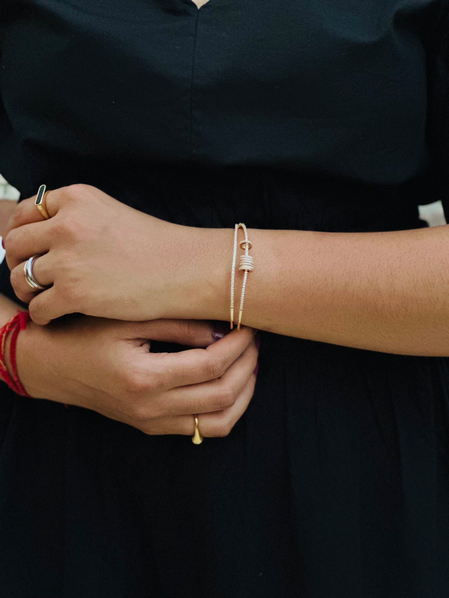 Sparkling Spiral Bracelet