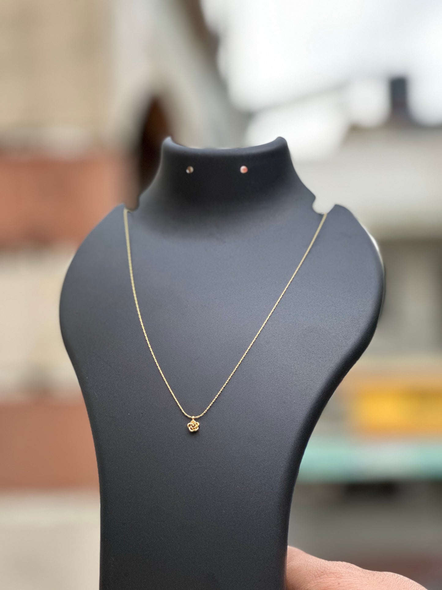 Golden Flower Necklace