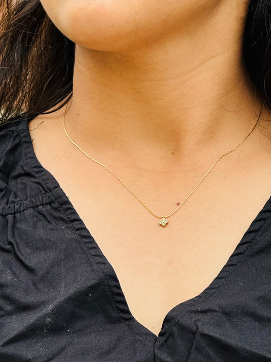 Diamnod Club Necklace