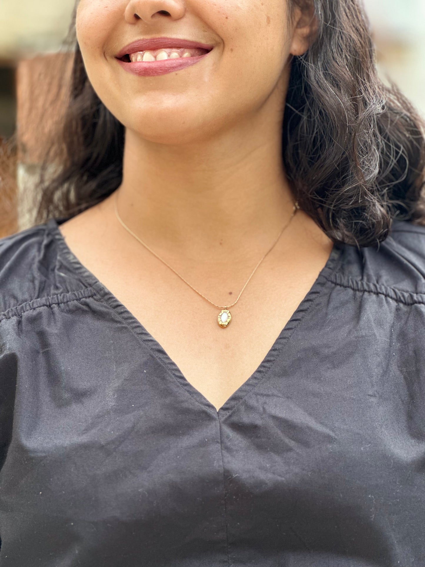 Lunar Drop Necklace