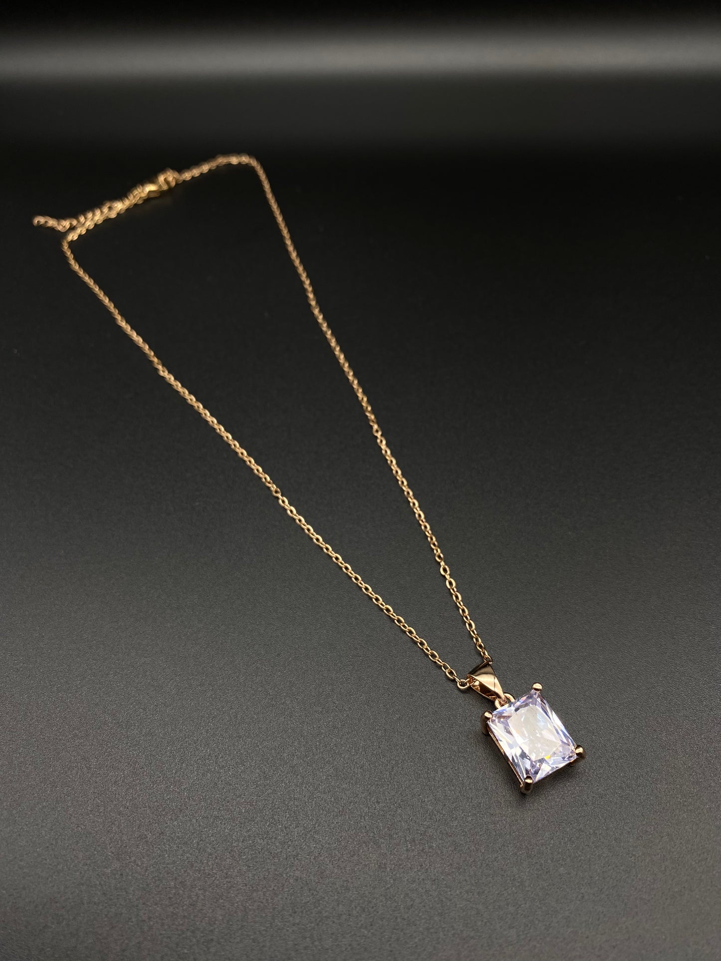 Single Diamond Necklace