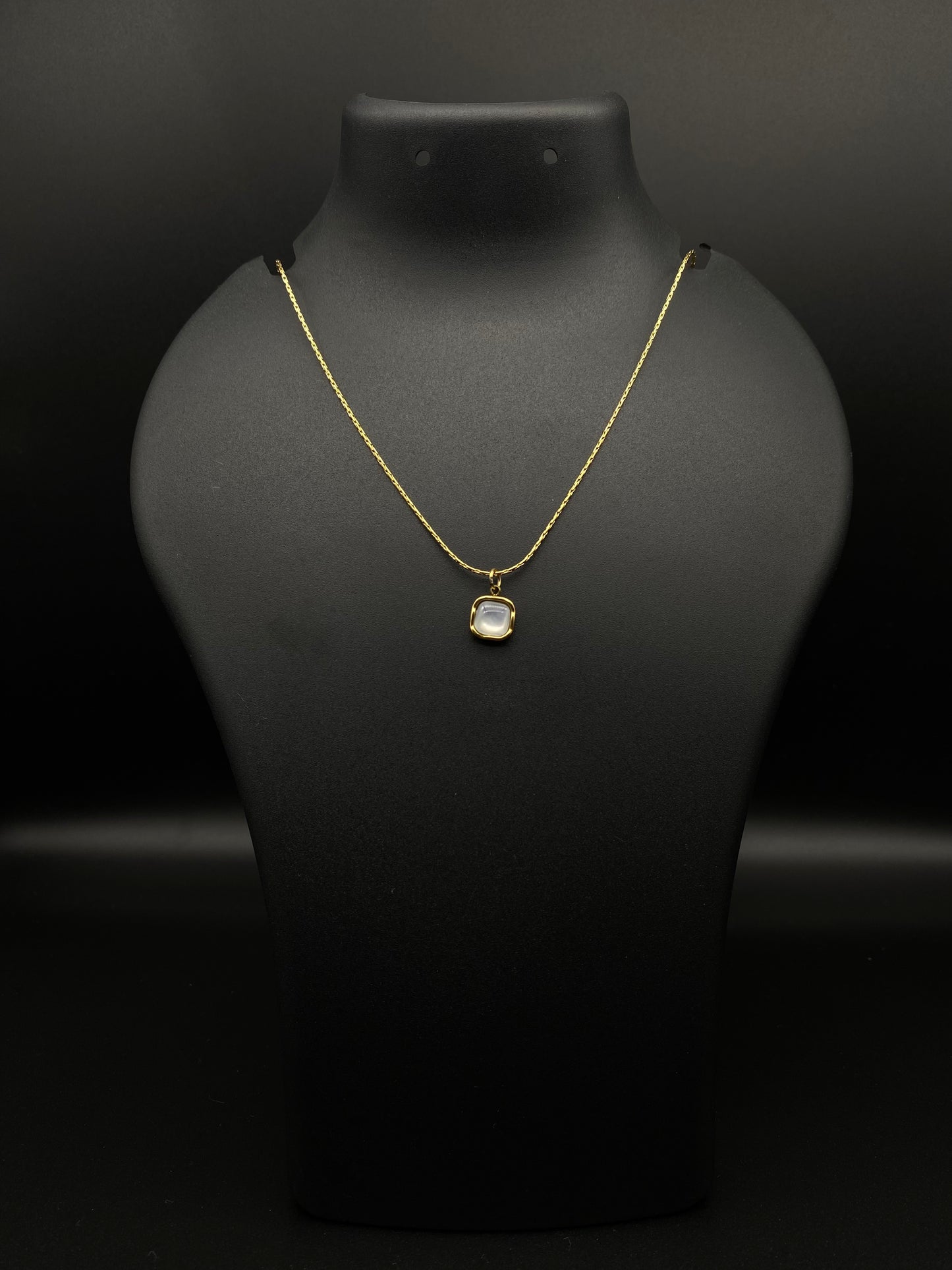 Square Gem Necklace